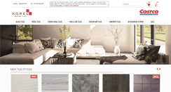 Desktop Screenshot of koreltilestore.com